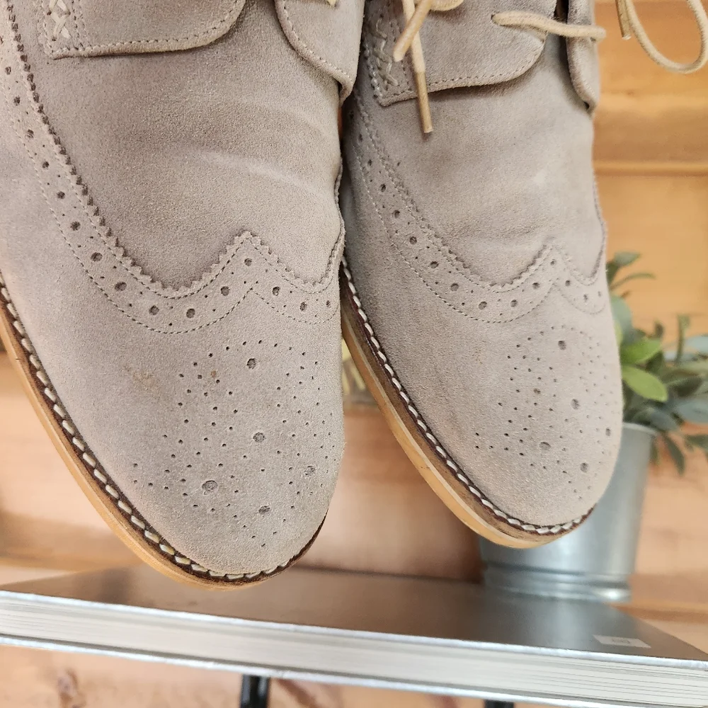 Oliver Sweeney London Bradley Suede Leather Brogue Wingtip‎ Derby Dress Shoes 11